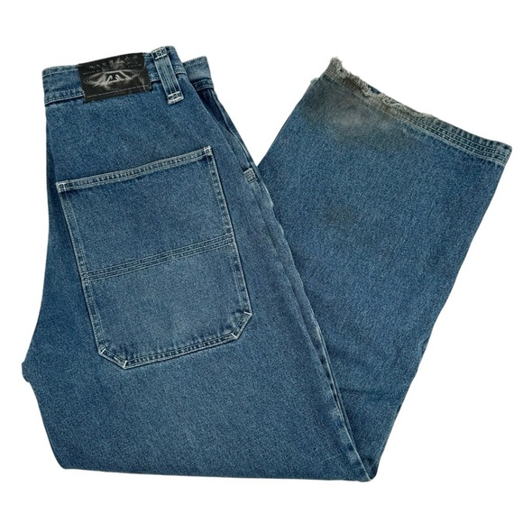 Rare Vintage 90s Macgear Jeans Skater Rave Hip Hop Wide Leg Baggy | 32” x 30” - Picture 12 of 13